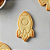 Cortador e Marcador para Biscoito, Pasta Americana, Bolacha, Massa | Foguete - Imagem 1