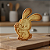 Cortador e Marcador para Biscoitos, Pasta Americana e outros - Páscoa | Coelho com Cenoura | Tamanho 6,5cm - Imagem 1