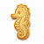 Cortador e Marcador para Biscoito, Pasta Americana, Bolacha, Massa | Fundo do Mar | Cavalo Marinho - Imagem 1