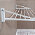 Varal De Parede Retratil Articulado 7 Varetas Aluminio - Home Plus - Imagem 7