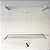 Varal De Parede Sobe E Desce com Manivela Classico 110cm Aluminio - Bitenfer Varais - Imagem 3