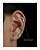 Piercing Labret Flores com Zircônias Cravejadas - Titânio - Imagem 2