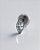 Piercing Labret Navelete Zircônia  Central - Titânio - Imagem 1