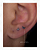 Piercing Labret Lua - Titânio - Imagem 3