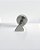Piercing Labret Trigonal - Titânio - Imagem 1