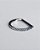 Piercing Argola Nariz D-ring Cravejada com Zircônias - Titânio - Imagem 1