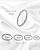 Piercing Argola Cravejada com Zircônias - Titânio - Imagem 2