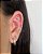 Piercing Argola Cravejada com Zircônias - Titânio - Imagem 3