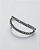 Piercing Argola Dupla Fileira Separada com Zircônias Cravejadas - Titânio - Imagem 1