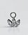 Pingente Navete para Piercing - Titânio - Imagem 1