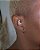 Piercing Argola Cravejada Tripla Frontal Glow - Titânio - Imagem 2