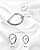 Piercing Argola D-ring Cravejada Dourado Pvd - Imagem 3