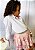 conjunto Infantil feminino - camisa Tricoline + saia Zibeline - Imagem 1