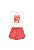 conjunto infantil menina com detalhe strass laranja - Imagem 2
