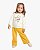 CONJUNTO INFANTIL MENINA BLUSÃO E WIDE LEG KELY KETY -ROSA - Imagem 1