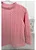 Blusa Manga Longa Kids Tricot Rosa - Imagem 2