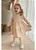 Vestido Infantil Nude Urso - Imagem 2