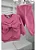 Conjunto Infantil Moletom TÉRMICO Premium Pink com Laço - Imagem 1