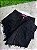 Short Jeans Feminino Destroyed Preto casuaal com forro cintura alta Com Barra Desfiada | Sem elastano moda verão - Imagem 10