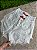 Short Jeans Curto Feminino Cintura Alta Destroyed Branco Com Barra Desfiada- Sem Elastano 100% Algodão - Imagem 6