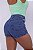 Short Jeans Feminino Com Vazado Na Cintura E Com Detalhes Na Lavagem- Sem Elastano - Imagem 16