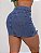 Saia Jeans Feminina Cintura Alta Com Barra Lavagem Escura e Destroyed- Sem Elastano - Imagem 6