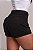 Short Jeans Feminino Preto Cintura Alta Com Strass | 100% Algodão - Imagem 5