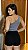 Short Jeans Feminino Preto Cintura Alta Com Strass | 100% Algodão - Imagem 2