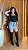 Saia Jeans Lavagem Clara Com Strass E Barrinha Costurada - Imagem 3