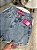 Short Jeans Feminino Com Barra e Cintura Alta Com Detalhe Na Lateral Lavagem Clara - 100% Algodão - Sem Elastano - Imagem 12