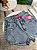 Short Jeans Feminino Com Barra e Cintura Alta Com Detalhe Na Lateral Lavagem Clara - 100% Algodão - Sem Elastano - Imagem 14