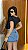 Saia Jeans Cintura Alta Com Cristais De Strass Delicados Lavagem Clara 100% algodão - sem elastano - Imagem 4