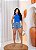 Short Jeans Feminino Cintura Alta Marmorizado Com Destroyed - Imagem 5