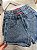 Short Jeans Feminino de Barra Marmorizado Com Detalhes de Strass- Sem Elastano - Imagem 9
