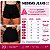 Short Jeans Feminino Cintura Alta – Preto Estonado e Barra | 100% Algodão (Sem Elastano) - Imagem 3
