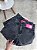 Short Jeans Feminino Cintura Alta – Preto Estonado e Barra | 100% Algodão (Sem Elastano) - Imagem 7