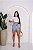 Short Jeans Lavagem Clara Com Bolsos Frontais - Imagem 14