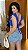 Short Jeans Lavagem Clara De Barra - Imagem 3