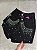 Short Jeans Preto Cintura Alta Com Aplicação de Strass e Pedras Brancas | Sem Elastano - Imagem 6