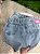 Short Saia Jeans Feminino Cintura Alta na Lavagem Clara I 100% Algodão - Sem Elastano - Imagem 7