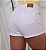 Short Jeans Branco feminino Com Pedras Douradas Cintura alta - short ano novo - 100% algodão | Sem Elastano - Imagem 12