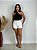 Short Jeans Branco Com Pedras Douradas - Imagem 5