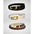 Kit 3 Cintos Slim Fino Feminino Com Fivela Dourada Tradicional – 1,0 cm (Veste do 34 ao 44) - Imagem 2