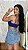 Short Jeans Feminino Cintura Alta Bordado Arara Colorida Lavagem Clara | Sem Elastano - Imagem 2