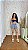 Short Jeans Feminino Cintura Alta Bordado Arara Colorida Lavagem Clara | Sem Elastano - Imagem 5