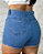 Short Jeans Bordado Olho Grego Cintura Alta - Imagem 5