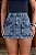 Short Saia Jeans Cargo Cintura Alta Com Bolsos Americanos Variadas Lavagens | Sem Elastano - Imagem 4
