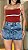Short Saia Jeans Cargo Cintura Alta Com Bolsos Americanos Variadas Lavagens | Sem Elastano - Imagem 2