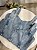 Cropped Jeans Denim Feminino Com Alças E Detalhe Nas Costas - Imagem 9