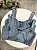 Cropped Jeans Denim Feminino Com Alças E Detalhe Nas Costas - Imagem 11